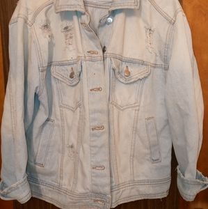 Distressed Jean Jacket